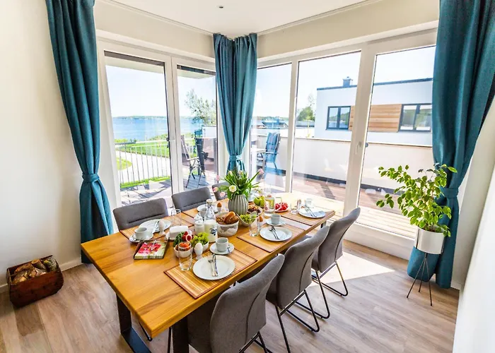Apartment Hangar 19 Luxusapartment Mit Sauna, Kamin, Dachterrasse Und Seeblick H5w3 Schwerin (Mecklenburg-Vorpommern)